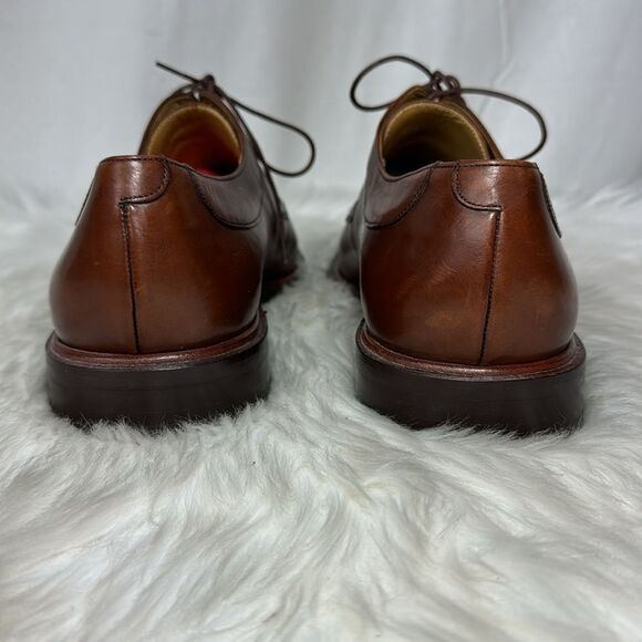 Mezlan Fiore Brown‎ Leather Lace Up Oxfords Sz 11.5